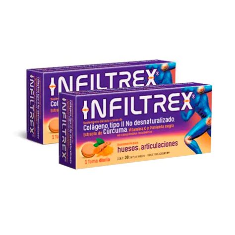 Combo Infiltrex Cajas X Comprimidos Farmacia Zentner