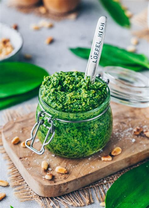 Bärlauchpesto Rezept einfach selber machen Vegan Bianca Zapatka