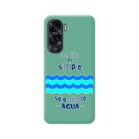 Funda Silicona L Quida Verde Huawei Honor Lite G Dise O Agua