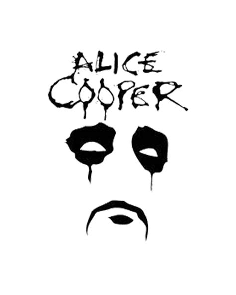 Favorite rock band logo alice cooper singer Digital Art by Priscilla Lopez