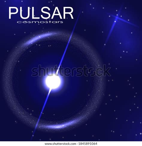 Pulsar Formation Astronomy Science Stock Vector (Royalty Free ...