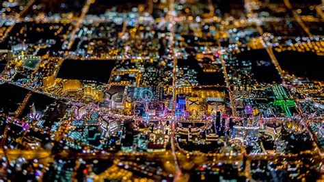 Las Vegas De Noche Y Desde El Cielo Como Nunca Antes La Hab As Visto