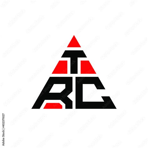 TRC triangle letter logo design with triangle shape. TRC triangle logo design monogram. TRC ...