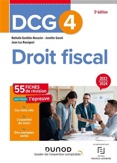 DCG 4 Droit Fiscal Fiches 2023 2024 Dernier Livre De Nathalie