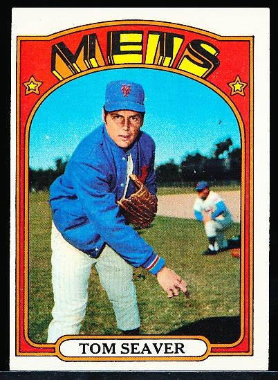 Lot Detail 1972 Topps Baseball 445 Tom Seaver Mets