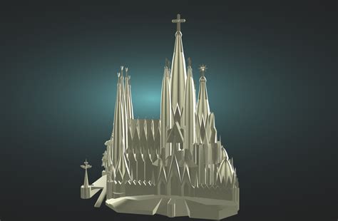 Archivo Stl Gratis Sagrada Familia・objeto Imprimible En 3d Para Descargar・cults