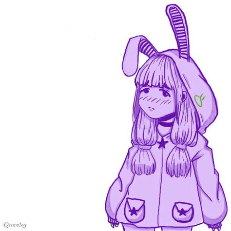 Sad Bunny ← A Manga Speedpaint Drawing By Yourlewdchan Queeky Draw