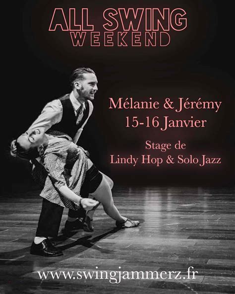 Stage Lindy Hop Avec M Lanie J R My Swing Jammerz