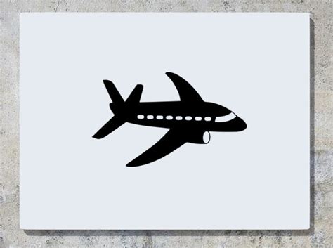 Aeroplane Aircraft Plane Bedroom Nursery Decal Wall Art Sticker Picture Ebay