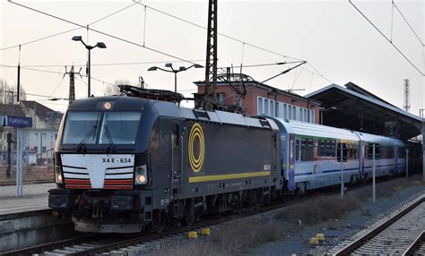 Db Fernverkehr Ag [d] Mit Der Brce Vectron X4 E 634 [nvr Nummer 91