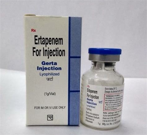 Ertapenem Injection Supplier,Trader and Exporter from India