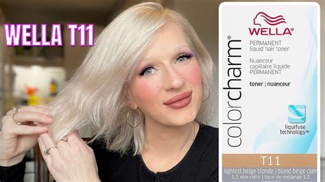 Trying Wella T11 Lightest Beige Blonde