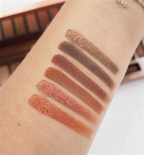 Urban Decay Naked Heat Swatches British Beauty Blogger
