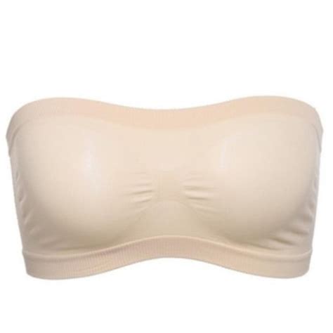 Buy Boob Nude Crop Tube Tops Strapless Cropped Strapless Bras Crop Tops