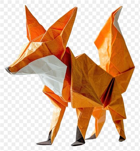 PNG Origami Fox Paper Art Free PNG Rawpixel