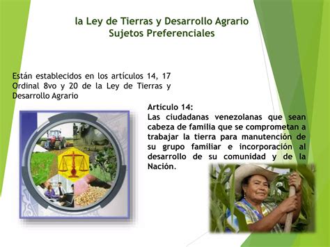 Derecho Agrario Sujetos Preferenciales de Adjudicación de Tierras PPT