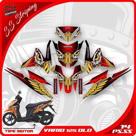 Jual Decal Sticker Full Body Vario 125 Old Stiker Full Body Vario 125