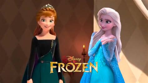 Queen Anna Of Arendelle With Princess Of Northuldra Elsa Frozen 3