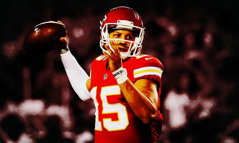 Patrick Mahomes Mixed Media by Brian Reaves