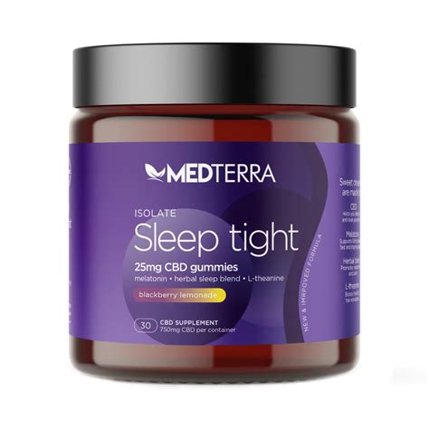 CBD Gummies for Sleep - Blackberry Lemonade - Medterra