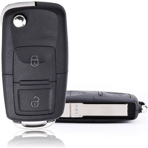 Coque Cle Pliable Pour Telecommande Vw Volkswagen Bora Polo Passat