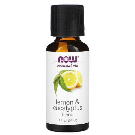 Now Essential Oils Lemon And Eucalyptus Blend 1 Fl Oz Vitacost