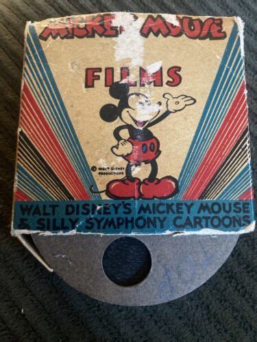 Vintage Walt Disney Mickey Mouse Mm Film Silly Symphony Cartoons In