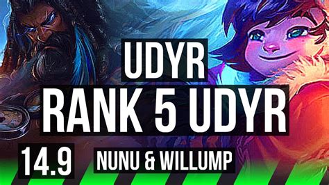 Udyr Vs Nunu Willump Jgl Rank Udyr Na Challenger