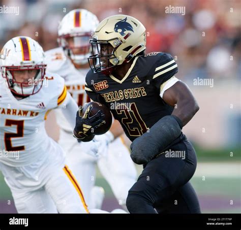 October 14 2023 Texas State Running Back Ismail Mahdi 21 Carries