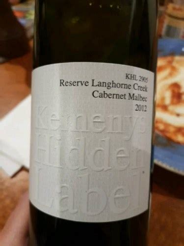 Kemenys Hidden Label Reserve Cabernet - Malbec | Vivino Australia