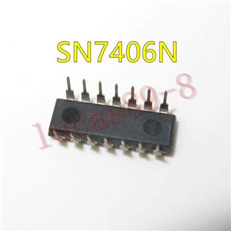 10PCS SN7406N DIP 14 SN7406 7406 BUFFERS DRIVERS IC EBay