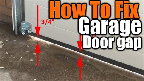 How To Fill Garage Door Gaps At Anita Conner Blog