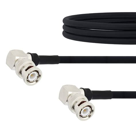 Low Loss Ra Bnc Male To Ra Bnc Male Cable Rg 223 Coax In 36 Inch