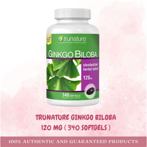 Trunature Ginkgo Biloba Softgels Shopee Philippines