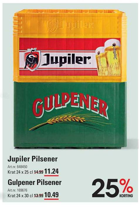 Jupiler Pilsener Of Gulpener Pilsener Aanbieding Bij Sligro 1Folders Nl