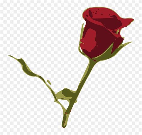 Red Rose Cartoon Rosa Roja Flor Png Free Transparent Png