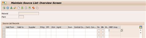 Source List In SAP MM Part 1 SAP Community