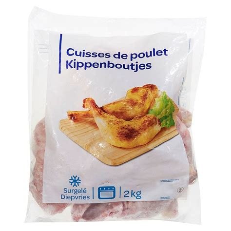 Cuisses de poulet le sachet de 2kg à Prix Carrefour