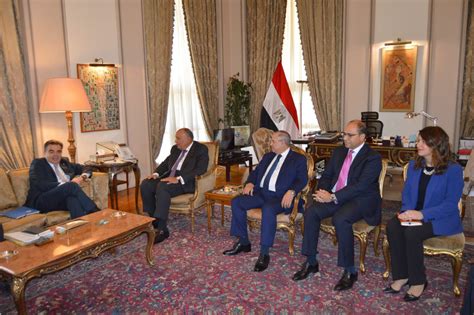 Egypt Mfa Spokesperson On Twitter Fm Sameh Shoukry Receives