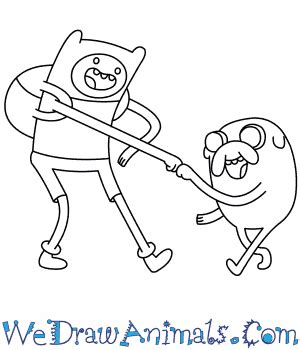 How To Draw Finn And Jake From Adventure Time