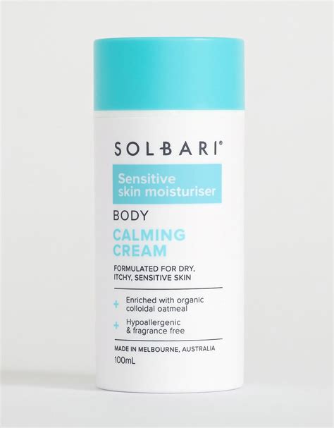 Solbari Sensitive Skin Calming Body Cream | Eczema & Psoriasis Cream