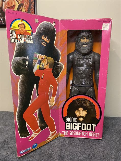 Rare Vintage Six Million Dollar Man Bionic Bigfoot Factory Sealed