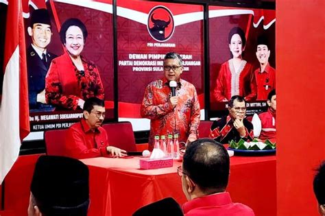 PDIP Syukuran Selesainya Pembangunan Kantor Partai Di Sulsel Megawati