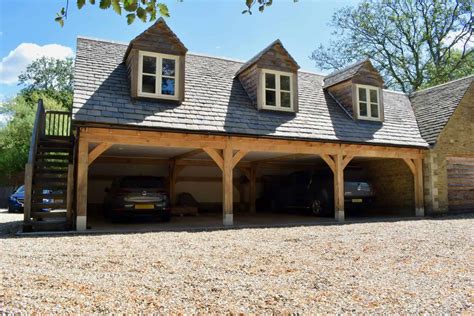 Oak Framed Garages Oak Garages Car Ports Timberpride