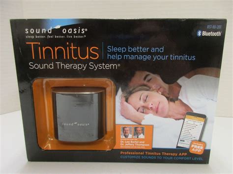 Sound Oasis Tinnitus Sound Therapy System Bluetooth New In Box Ebay