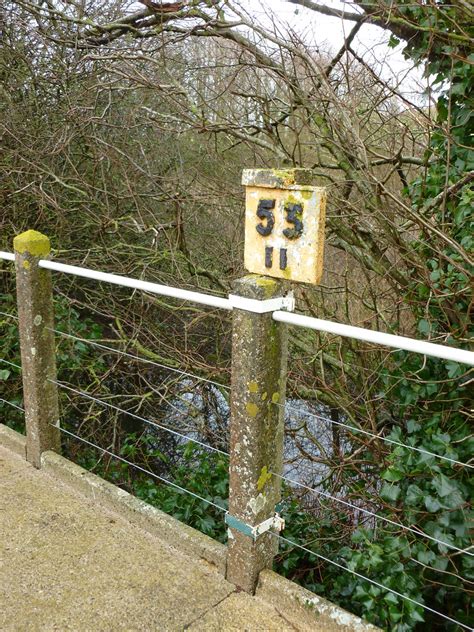 P1020386 Milepost At Southease Station SRDemus Flickr