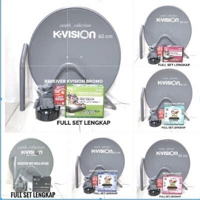 Jual Parabola Mini Cm Kvision Full Set Lengkap Paket Receiver