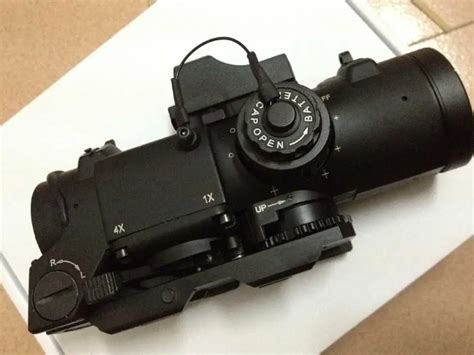 Elcan Specterdr 1x 4x Red Illuminated Scope With Reflex Auto Red Dot