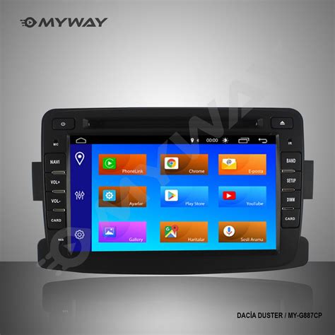 Dacİa Duster Carplay Androİd 10 Multİmedya Ekran Navİgasyon Teyp 2gb