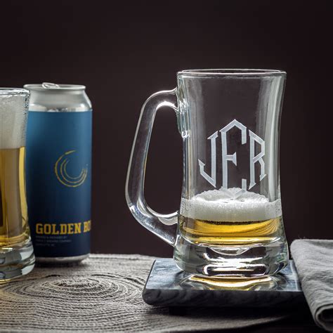 Personalized Beer Mug Grooms T Military T The Crystal Shoppe